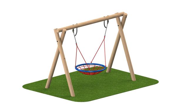 2.4m Timber Swing 3